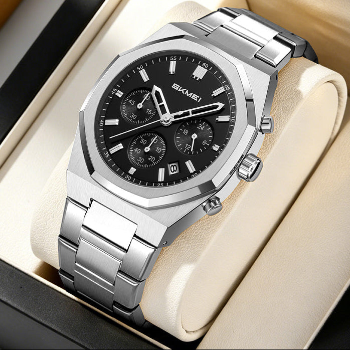 Elegante Herren-Armbanduhr mit Chronograph & Datum Armbanduhr – no. 5362 - PITANI