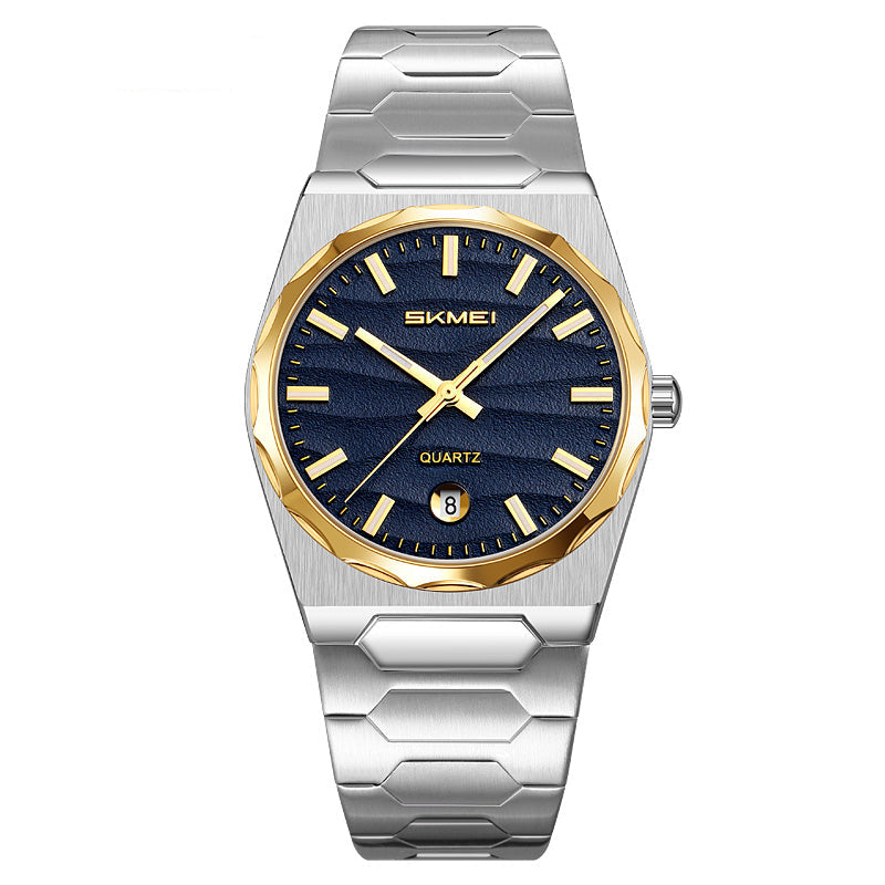 Elegante Herren Quarz-Armbanduhr aus Edelstahl – Business- Armbanduhr – no. 5357 - PITANI