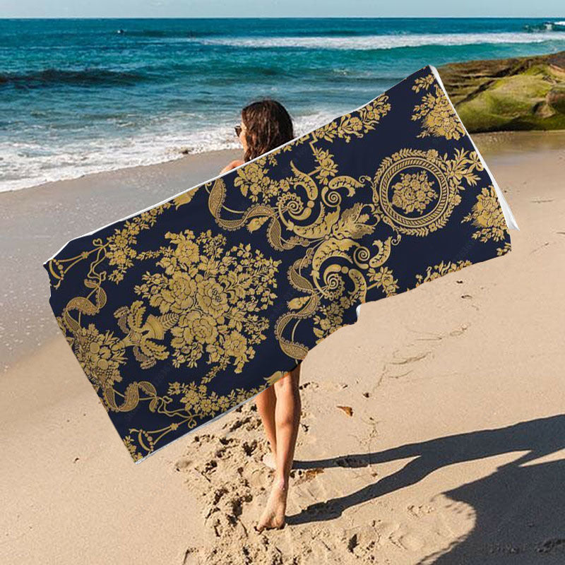 Strandhandtuch „Modello in oro nero no.525" - PITANI