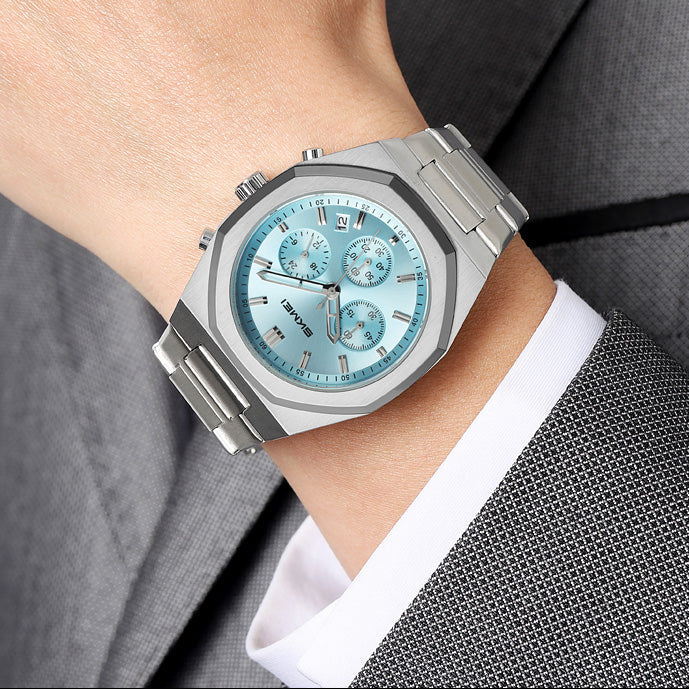 Elegante Herren-Armbanduhr mit Chronograph & Datum Armbanduhr – no. 5362 - PITANI