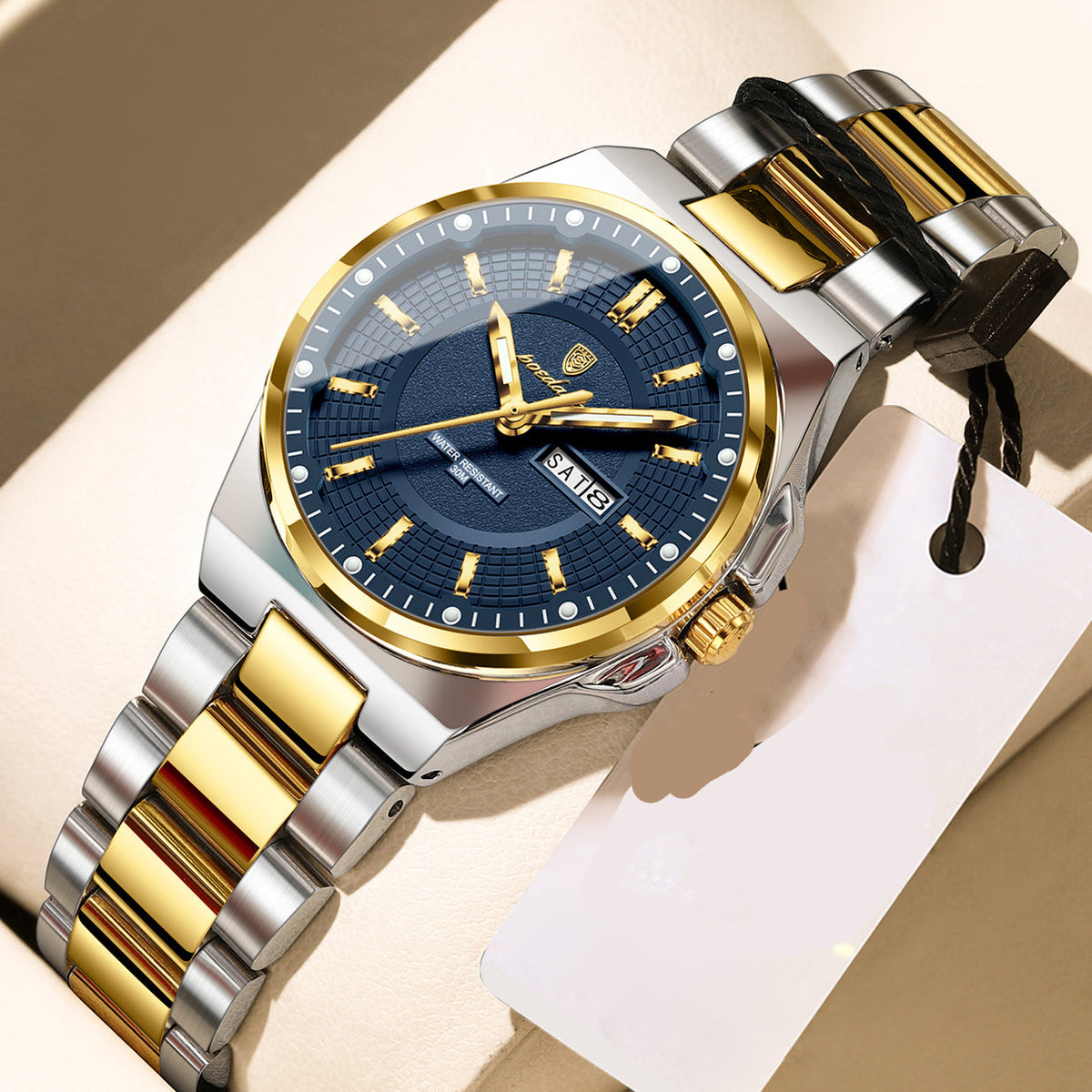 Elegante Damen Quarzarmbanduhr mit Datum & Wochentagsanzeige Armbanduhr no.3285 - PITANI