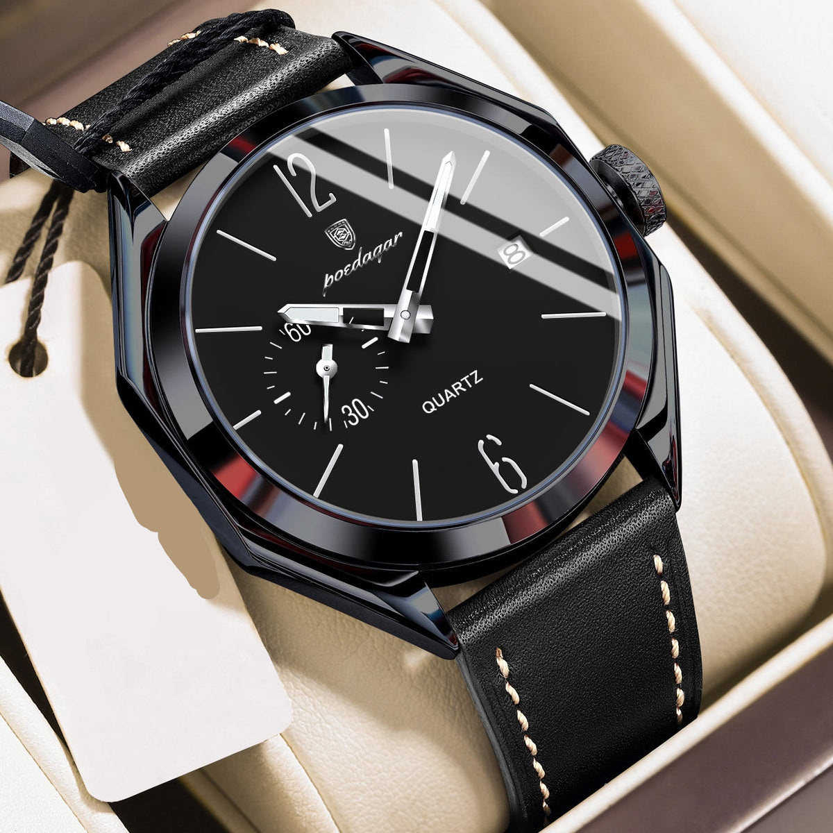 Elegante Herren Quarzuhr – Klassische Edelstahl Armbanduhr – no. 5318 - PITANI