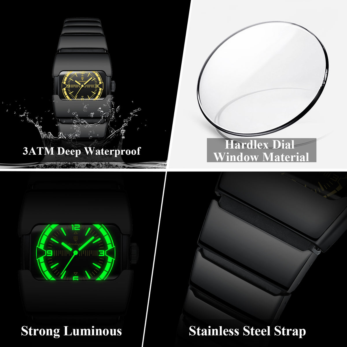 Herren-Quarzuhr im außergewöhnlichen Sportlich-Eleganten Design Armbanduhr no. 5326 - PITANI