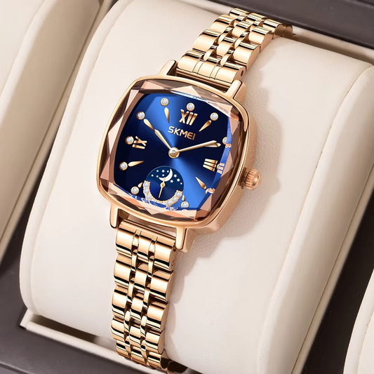 Quadratische Elegante Edelstahl Armbanduhr "Orologi eleganti no.3176" - PITANI
