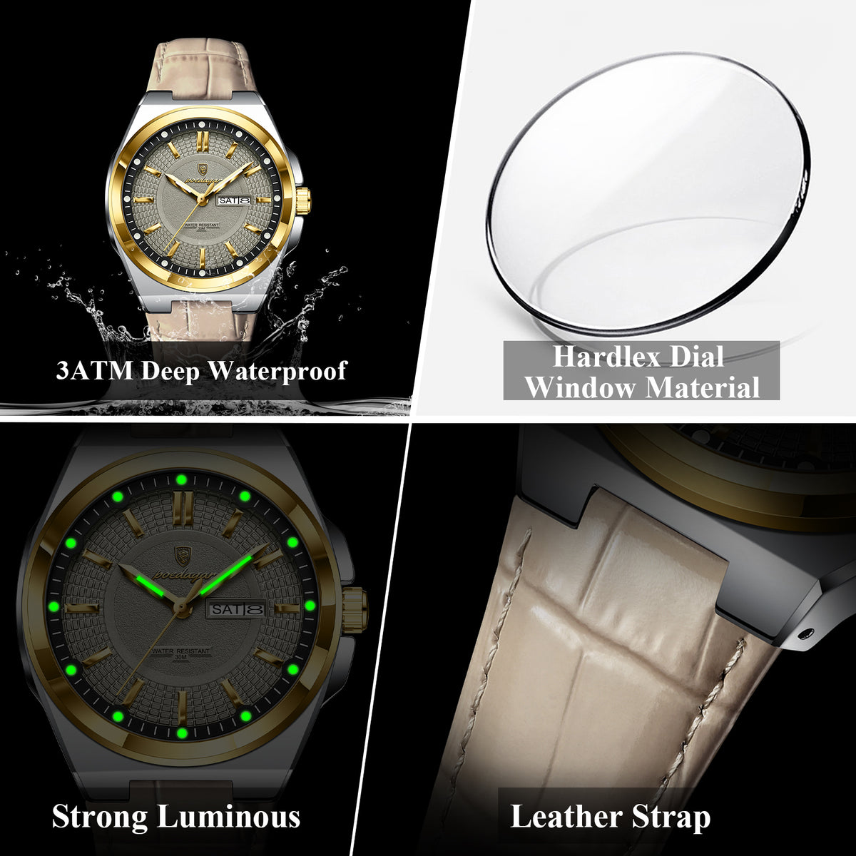 Zeitlose Herren Armbanduhr – Elegante Quarz-Uhr Armbanduhr – no. 5337 - PITANI