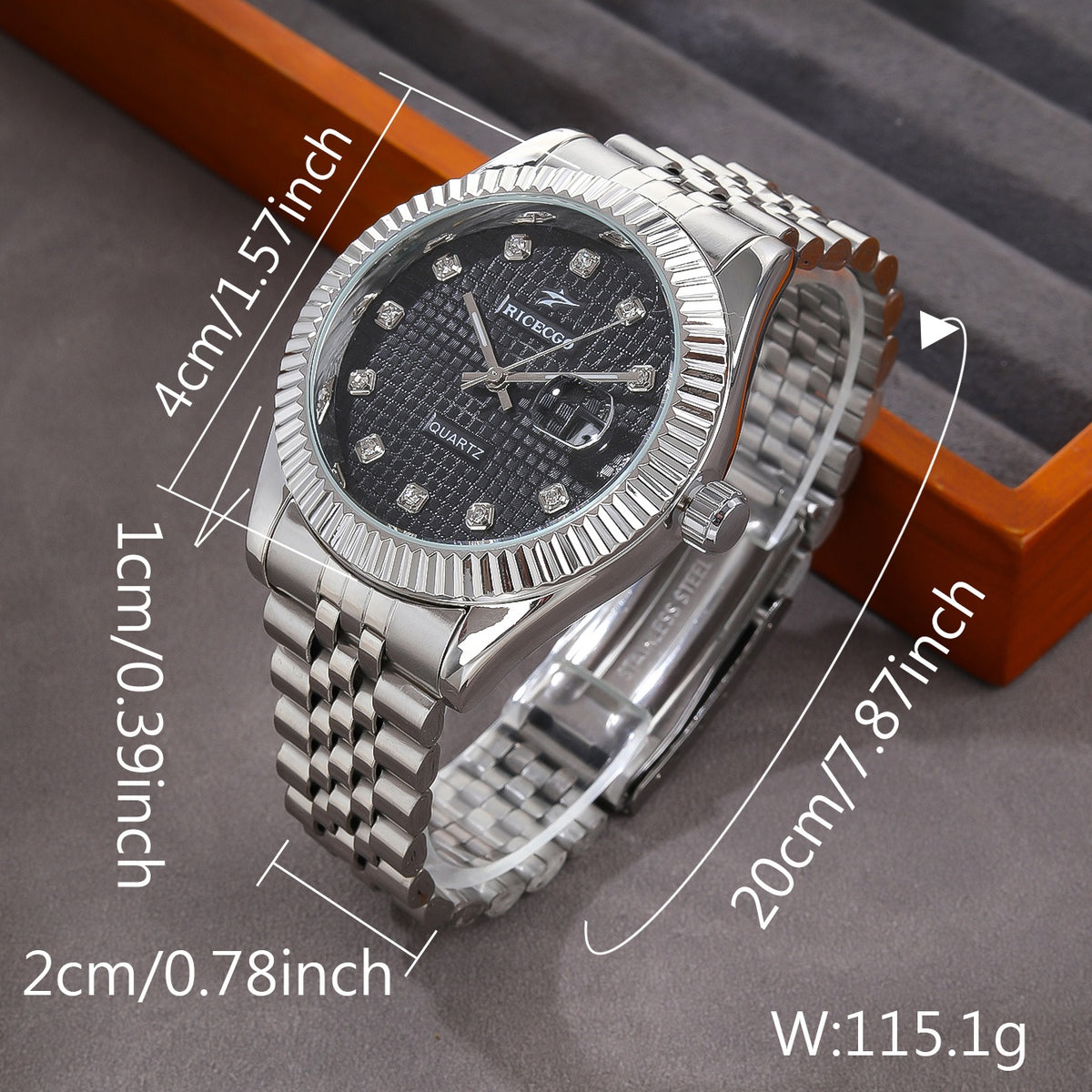 Elegante Herren-Quarzarmbanduhr – Klassische Business Armbanduhr – no. 5380 - PITANI