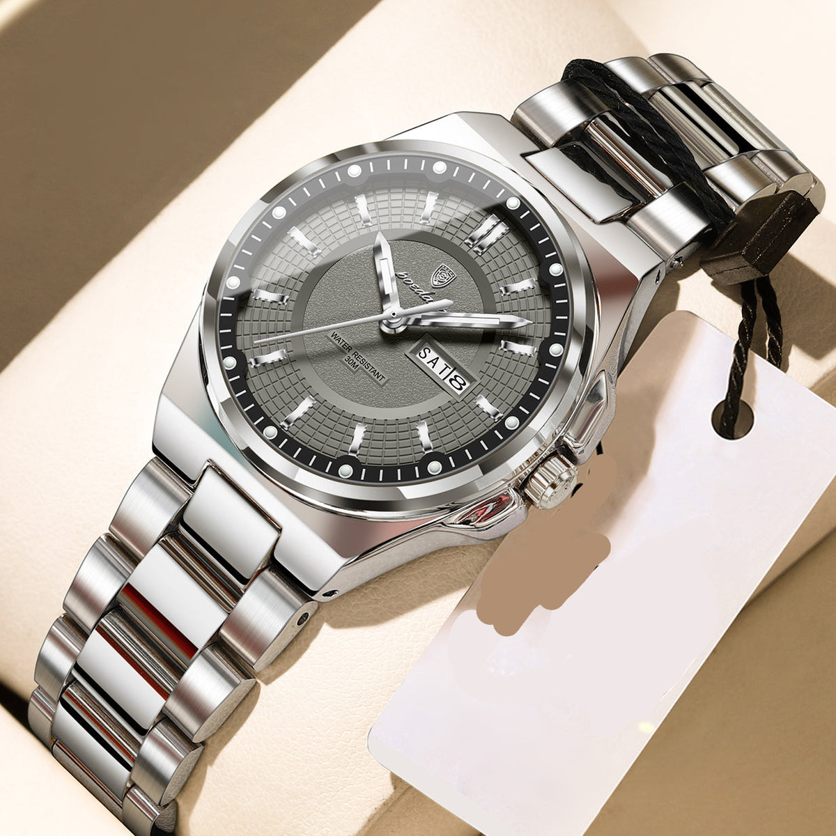 Elegante Damen Quarzarmbanduhr mit Datum & Wochentagsanzeige Armbanduhr no.3285 - PITANI
