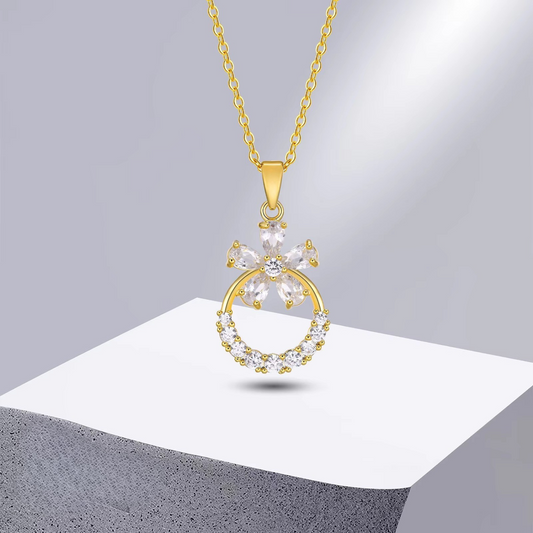 Edelstahl Glitzer Halskette "Piccole collane carine no.4249" - PITANI