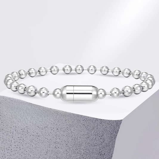 Edelstahl Kugelketten Armband "Bracciale con catene a sfera no.5319" - PITANI