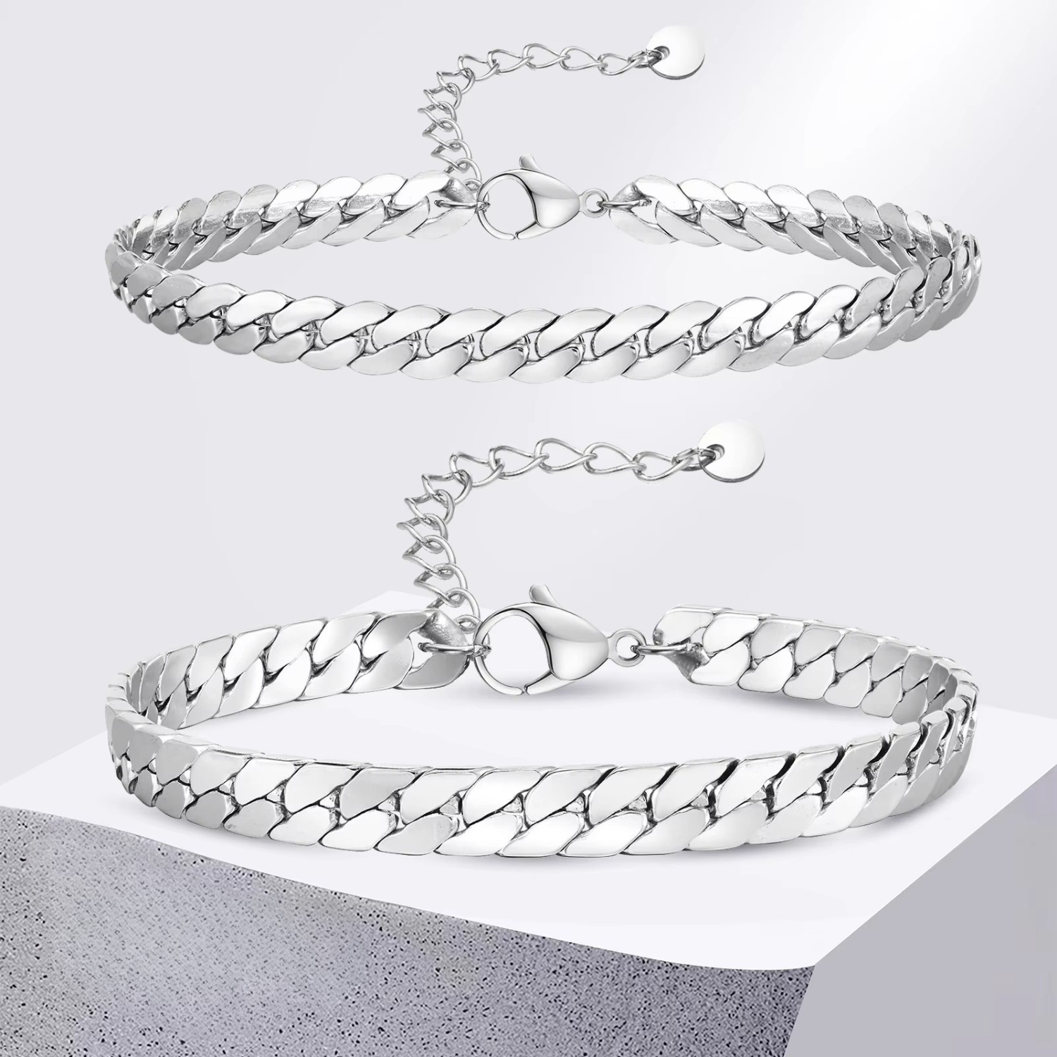 Edelstahl Armband "Cubano Impermeabile no.5314" - PITANI