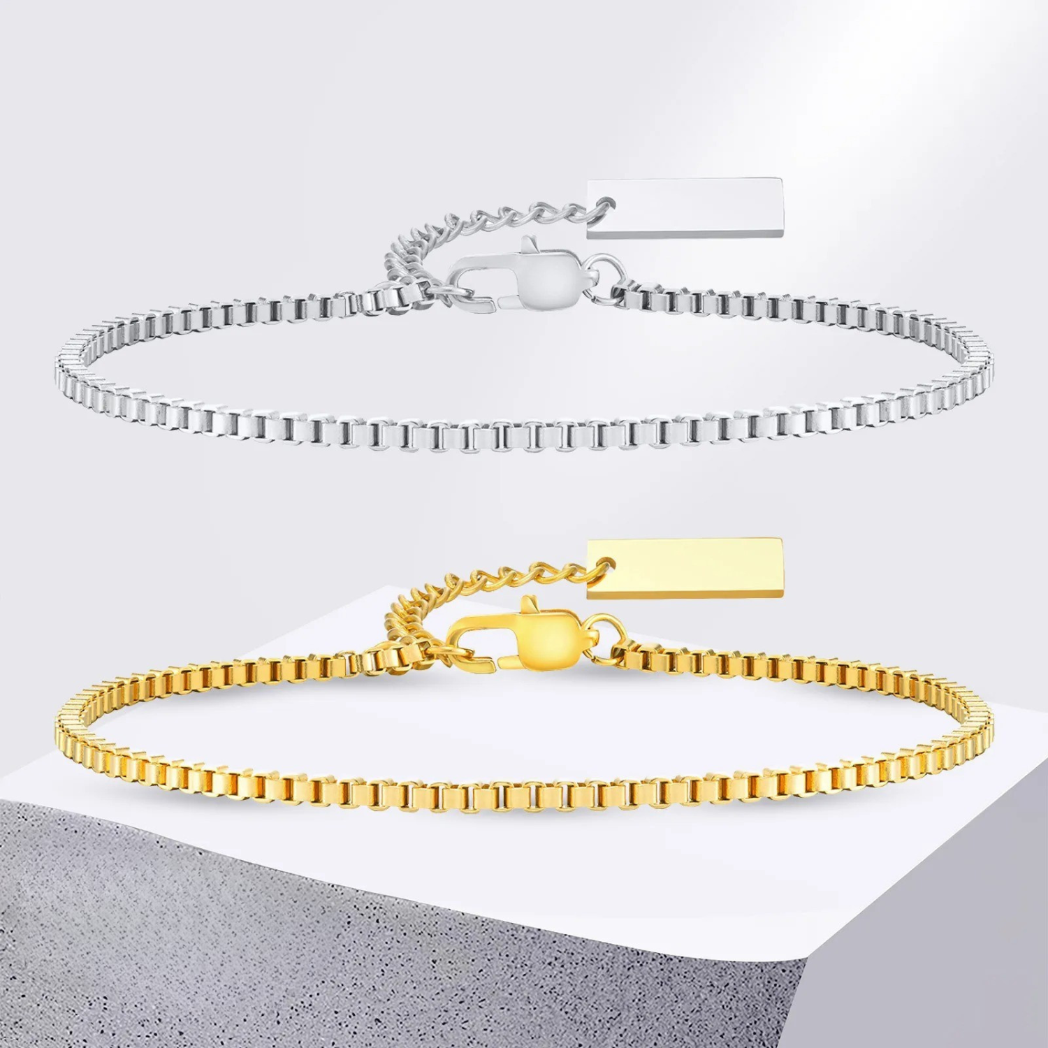 Edelstahl Armband "Scatola unisex regolabile no.5302" - PITANI