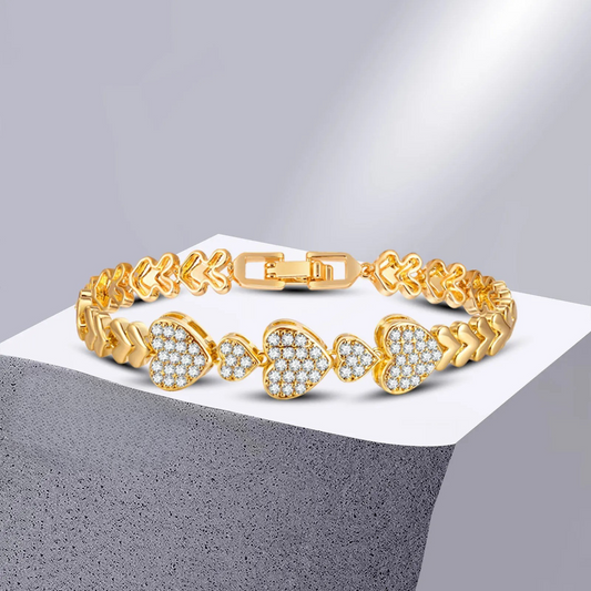 Edelstahl Armband mit verschiedenen Formen "Ciondolo a Forma Di Cuore Glamour no.5213" - PITANI