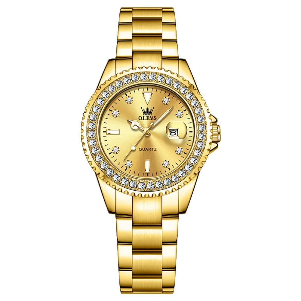 Leder Glitzer Armbanduhr "Diamante belle O rologiono.3244“ - PITANI