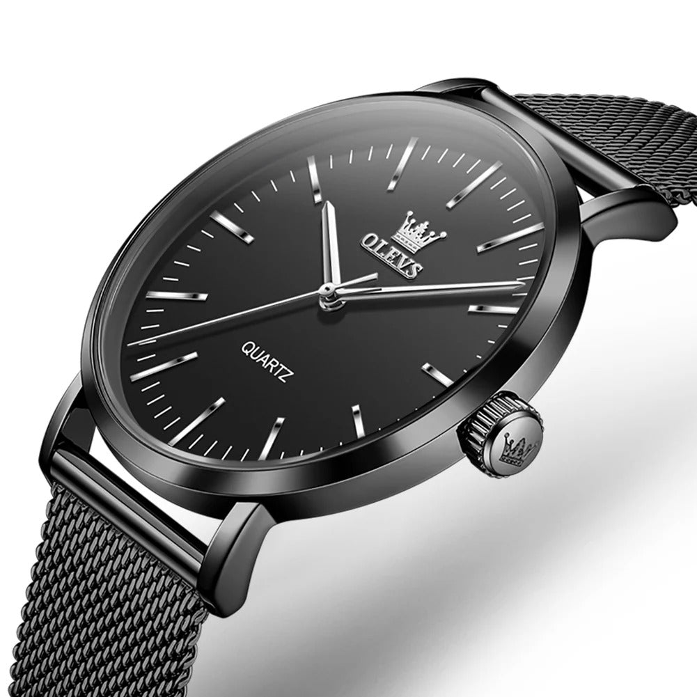 Schlichte minimalistisch dünne Edelstahl Armbanduhr "Orologio bele monde no.5311“ - PITANI