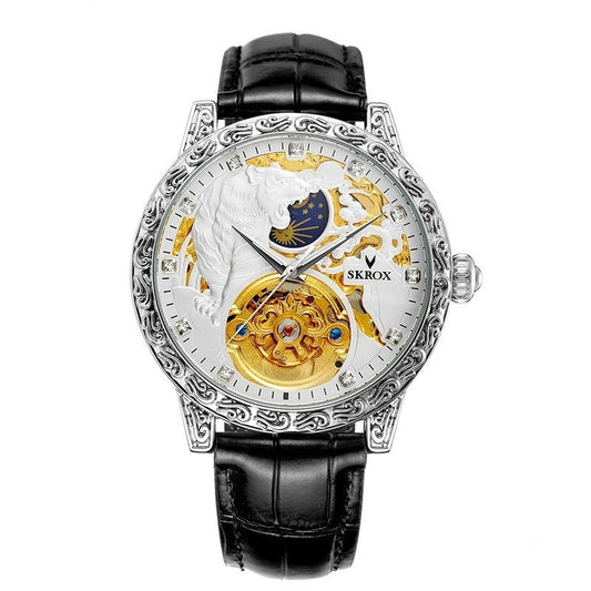 Leder Automatik Armbanduhr "Orologio di Diamante Elegante no.191" - PITANI