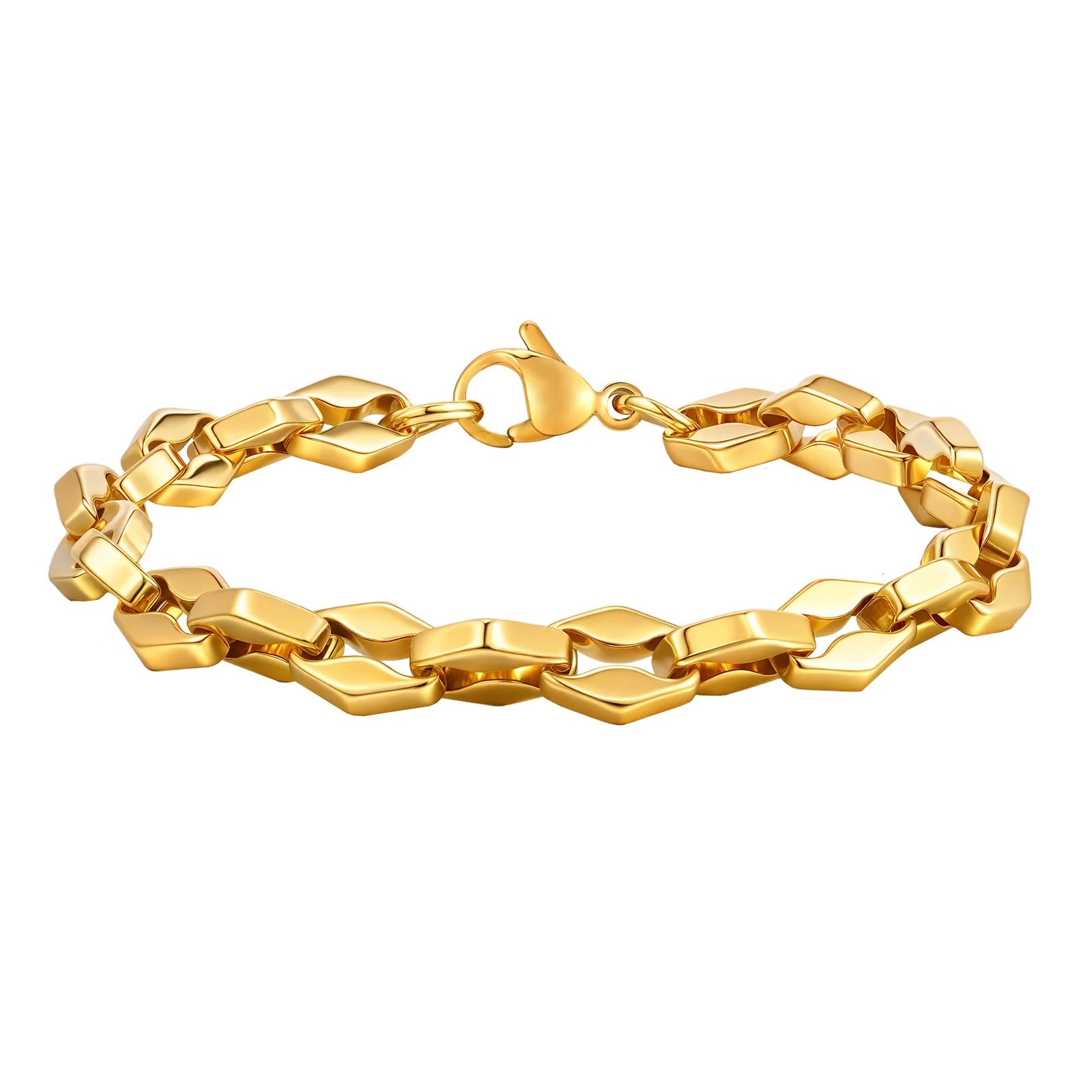Gliederketten Edelstahl Armband "Chiusura a Moschettone no.5211" - PITANI