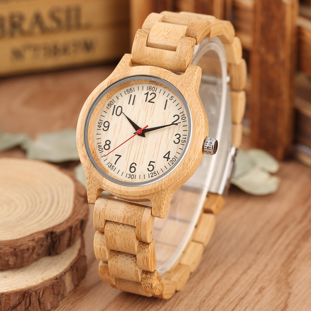 Holz Armbanduhr "Legno semplice" - PITANI