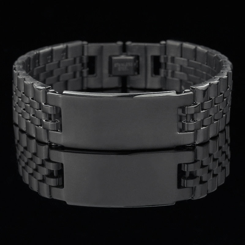 Personalisiertes Edelstahl Armband "Liscio"