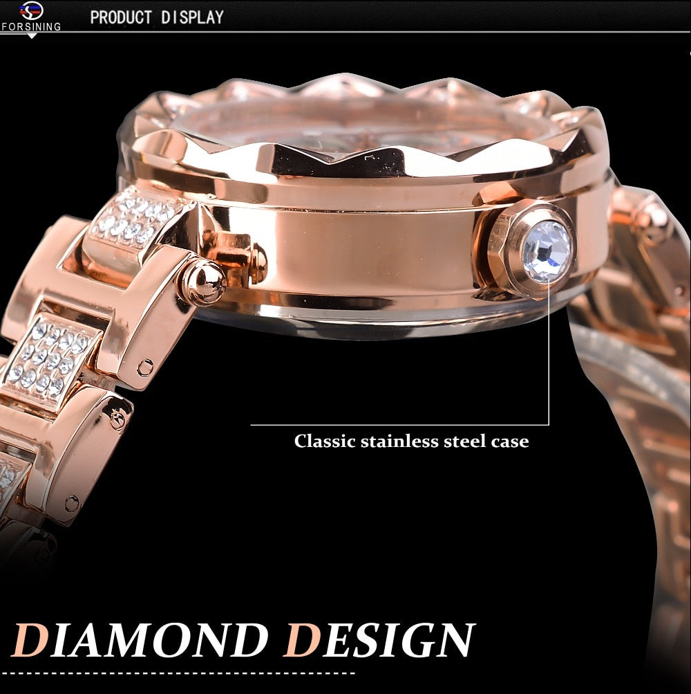 Edelstahl Armbanduhr "Diamante femmina" - PITANI