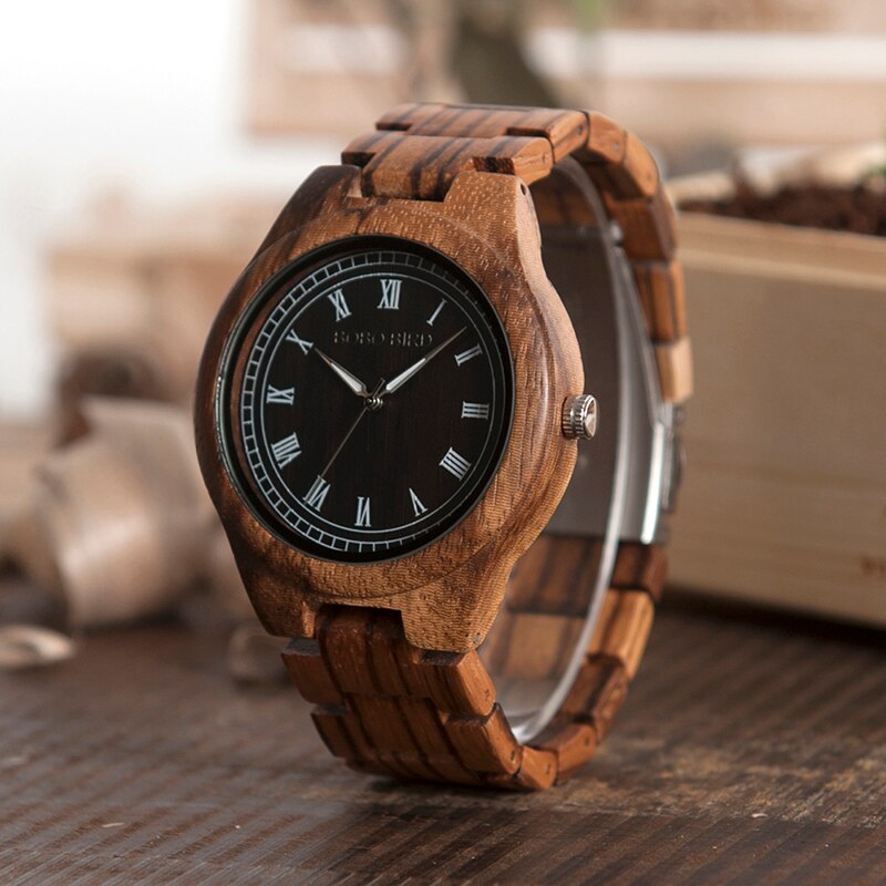 Holz Armbanduhr "Romano" - PITANI