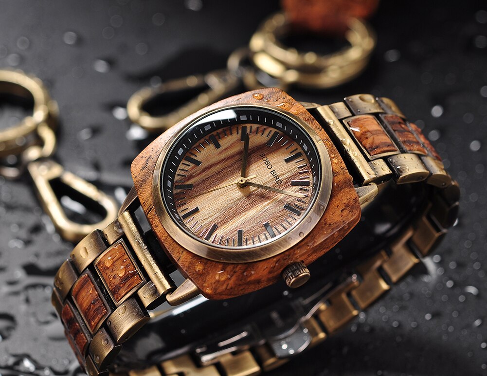 Holz Armbanduhr "Superiore"