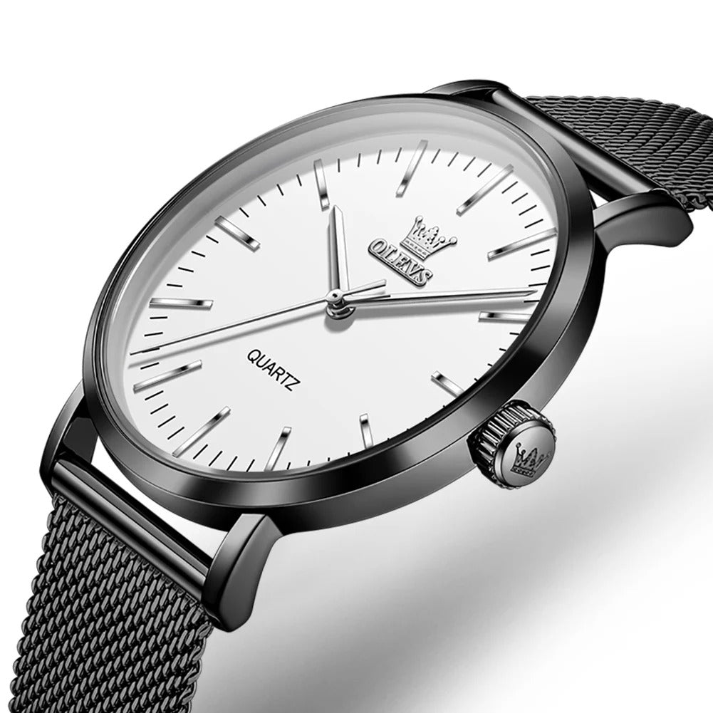Schlichte minimalistisch dünne Edelstahl Armbanduhr "Orologio bele monde no.5311“ - PITANI