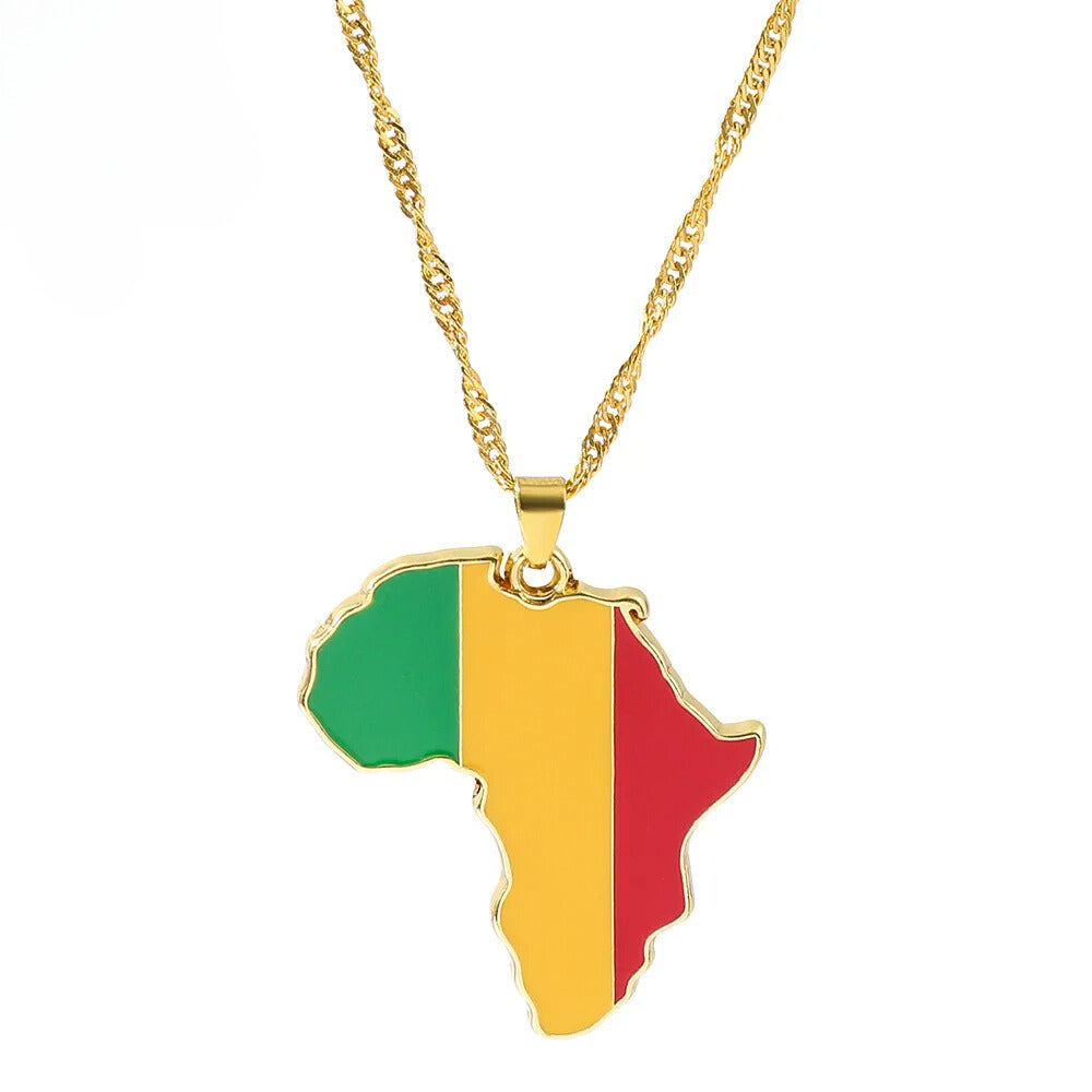 Edelstahl Halskette "Paese Della Nigeria" - PITANI