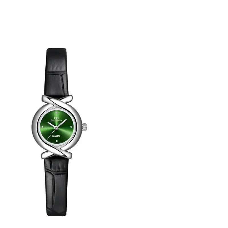 Leder Armbanduhr mit künstlerischer Lünette "Guarda Le Ragazze Che Amano no.3163" - PITANI