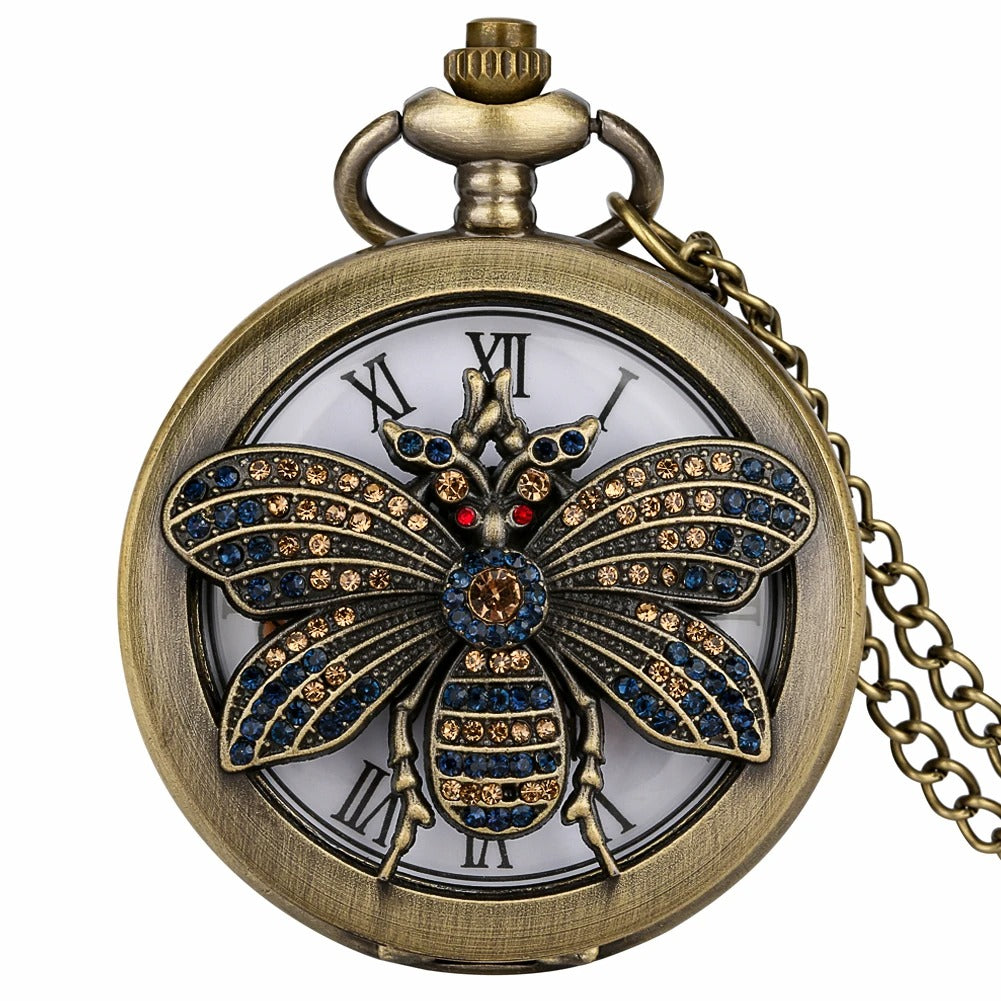 Bienen Optik Taschenuhr „Orologi con api a metà no.621" - PITANI