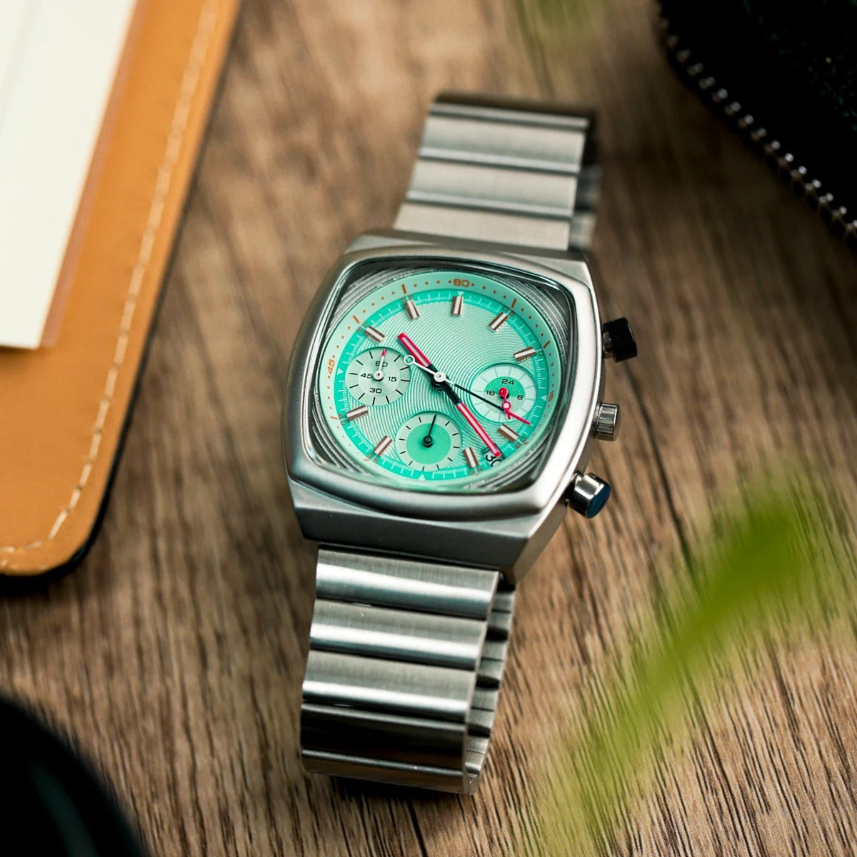 Elegante Eckige Chronograph-Look Damen Armbanduhr – Wasserdichte Armbanduhr no.3275 - PITANI