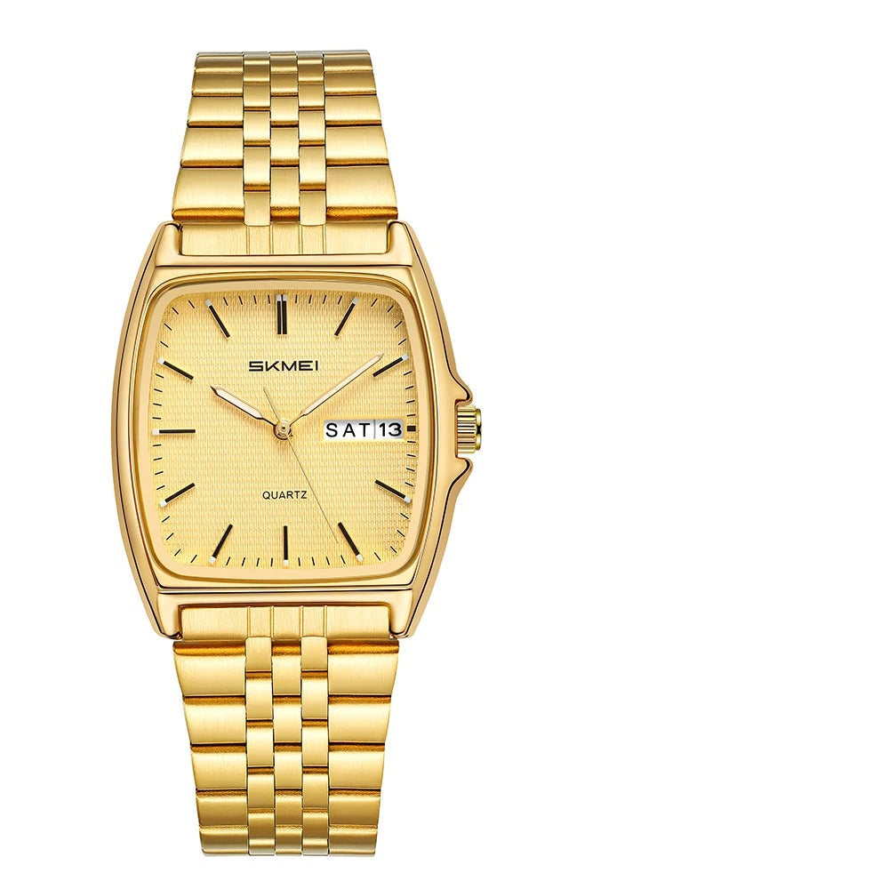 Elegante Tonneau Quarzarmbanduhr – Wasserdichte Unisex Business Armbanduhr no.3266 - PITANI