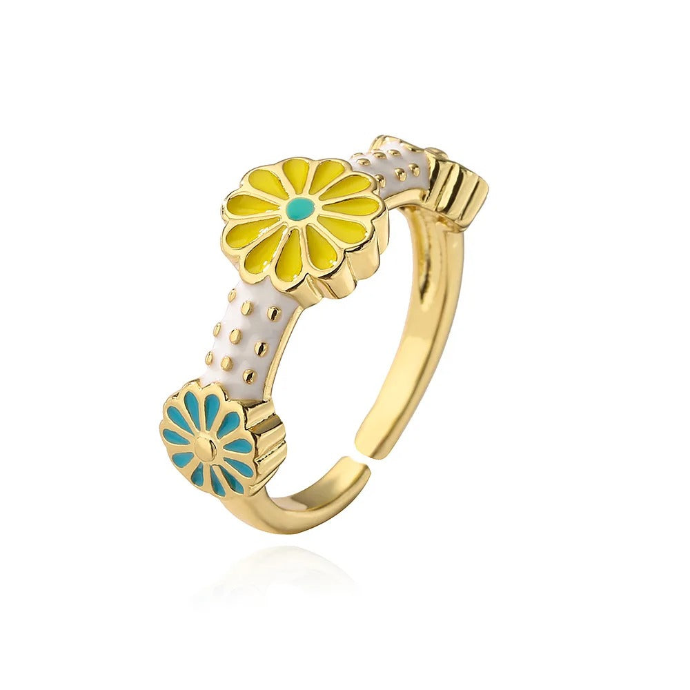 Größenverstellbarer Ring "Anelli Di Fiori no.108" - PITANI