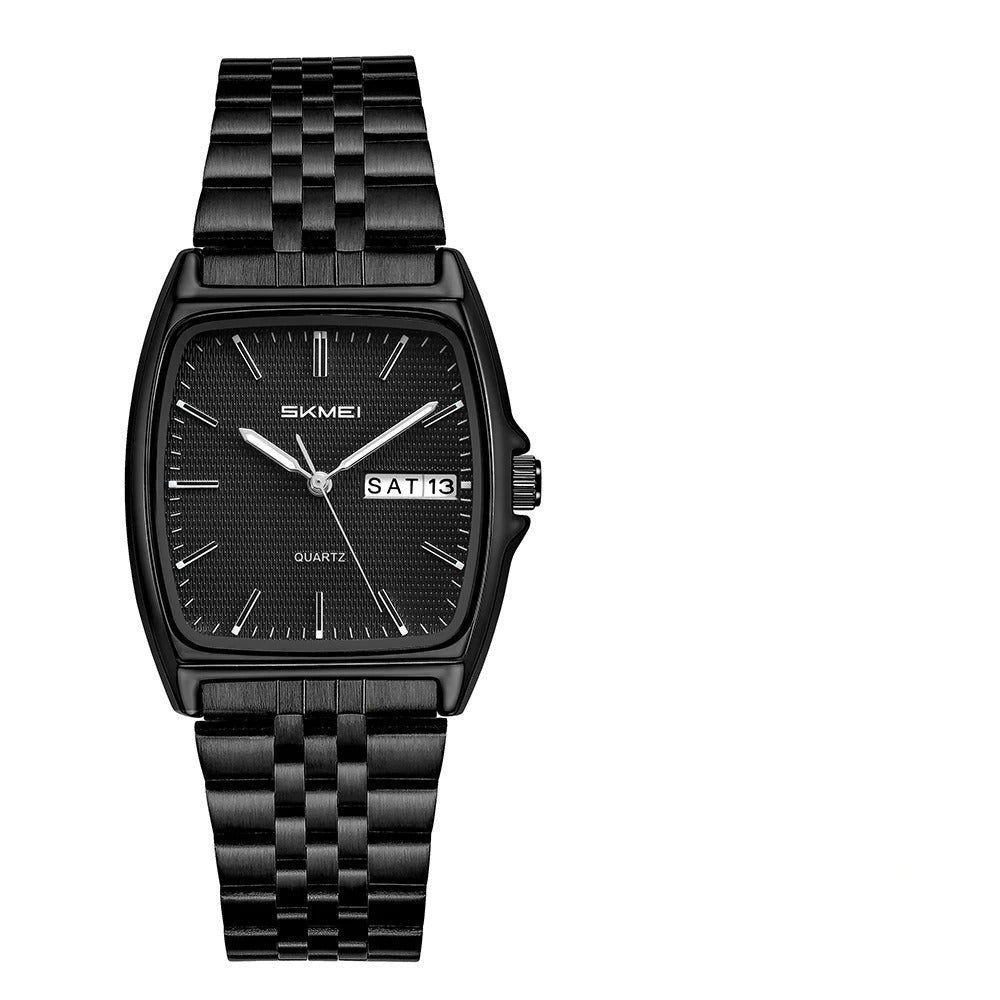Elegante Tonneau Quarzarmbanduhr – Wasserdichte Unisex Business Armbanduhr no.3266 - PITANI