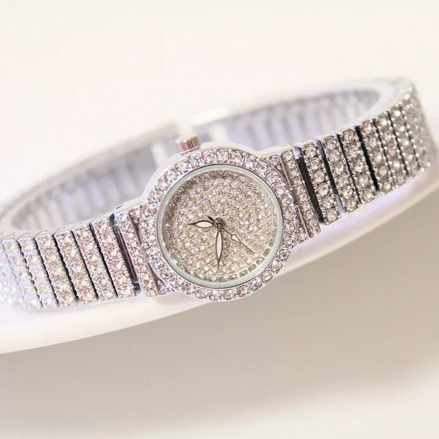 Edelstahl Armbanduhr in Kristalloptik "Orologio Da Donna belle no.3116" - PITANI