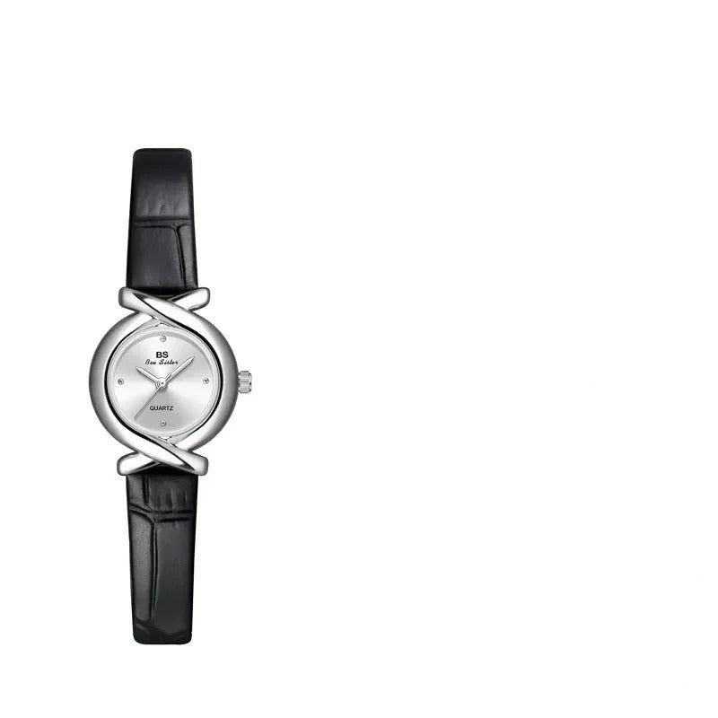 Leder Armbanduhr mit künstlerischer Lünette "Guarda Le Ragazze Che Amano no.3163" - PITANI