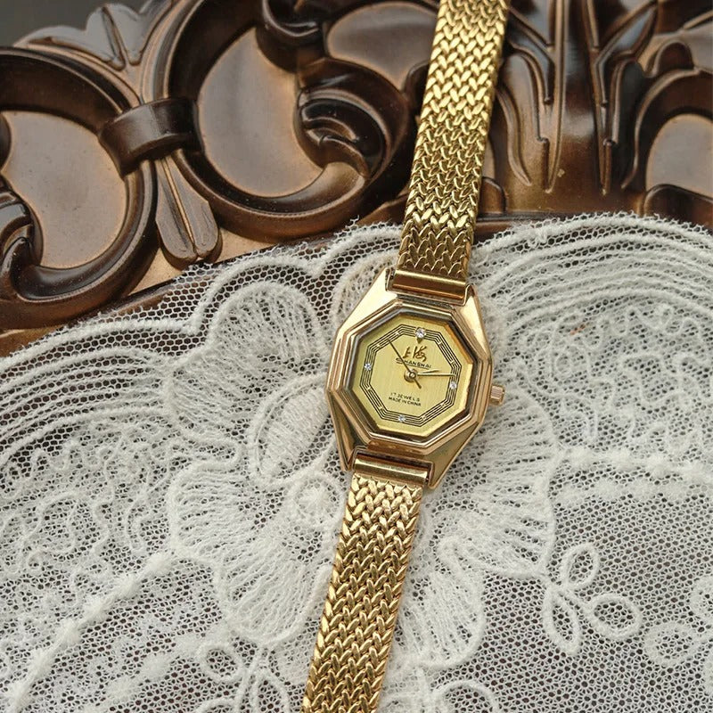 Edelstahl Armbanduhr "Orologio Da Donna Dorato no.147" - PITANI