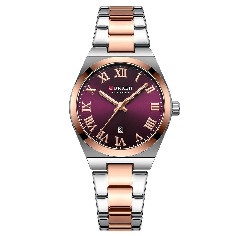 Elegante Damen Quarzarmbanduhr mit Datum – Wasserdichte Armbanduhr no.3274 - PITANI