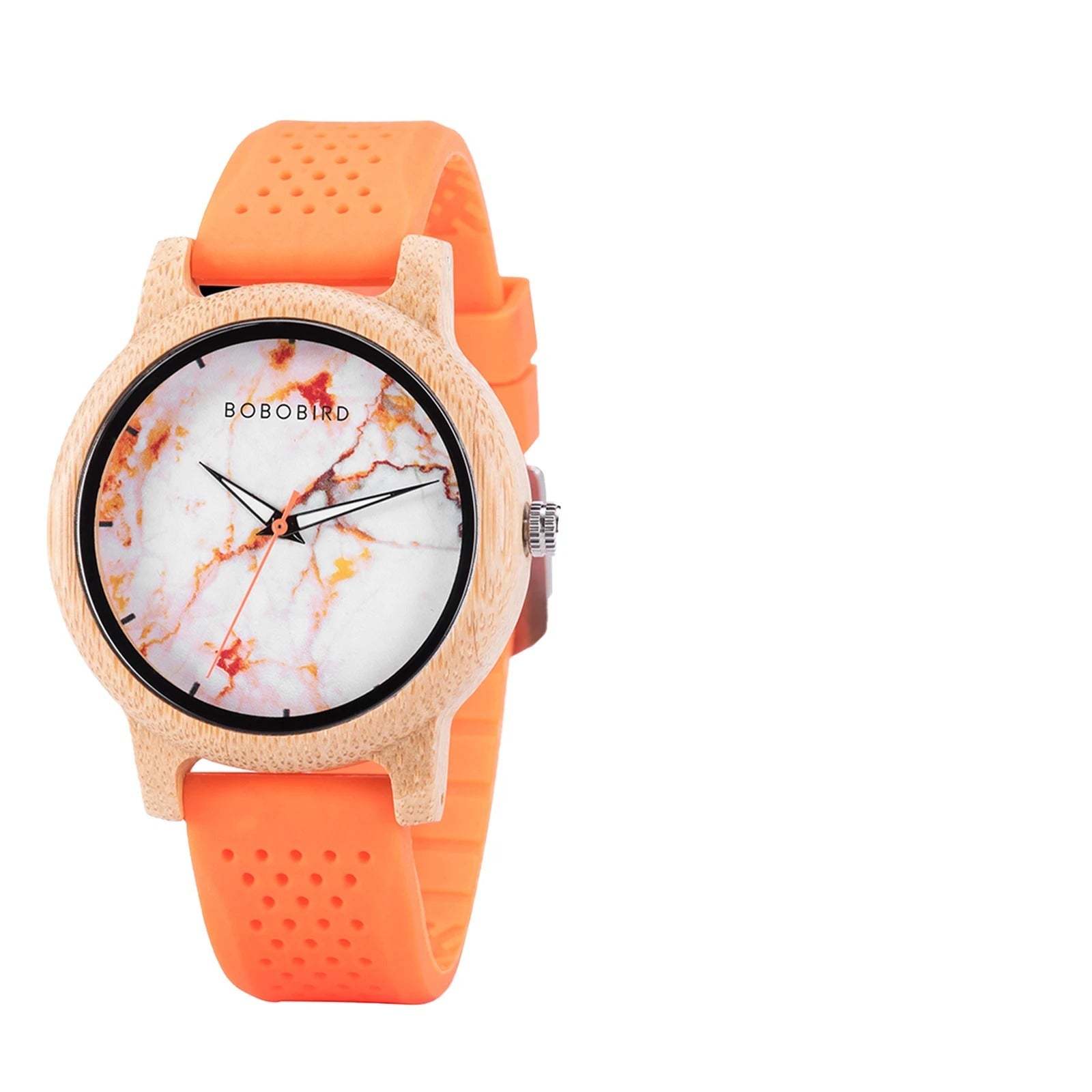 Marmoroptik mit Holz Lünette Armbanduhr "Orologio Da Uomo belle no.3100" - PITANI