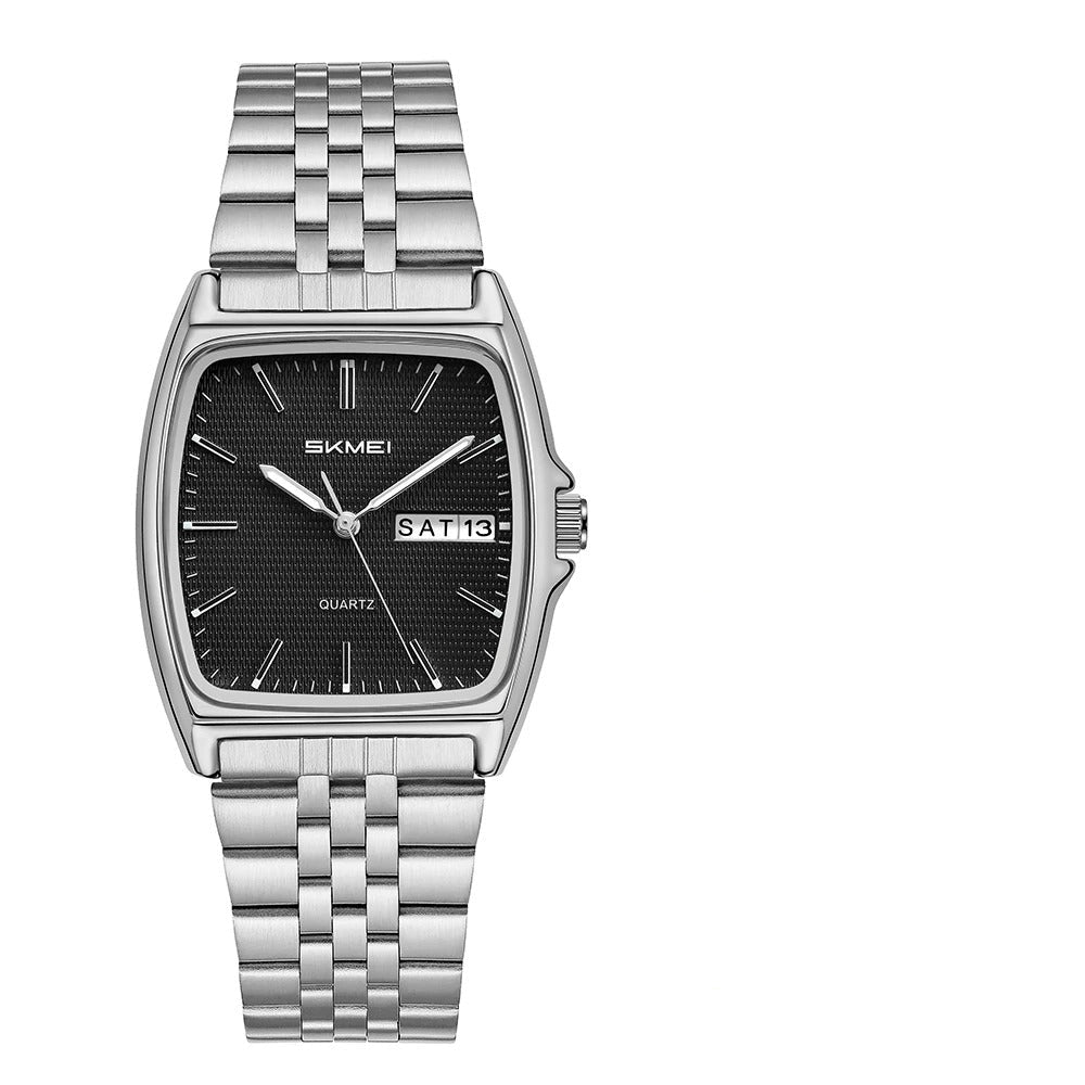 Elegante Tonneau Quarzarmbanduhr – Wasserdichte Unisex Business Armbanduhr no.3266 - PITANI