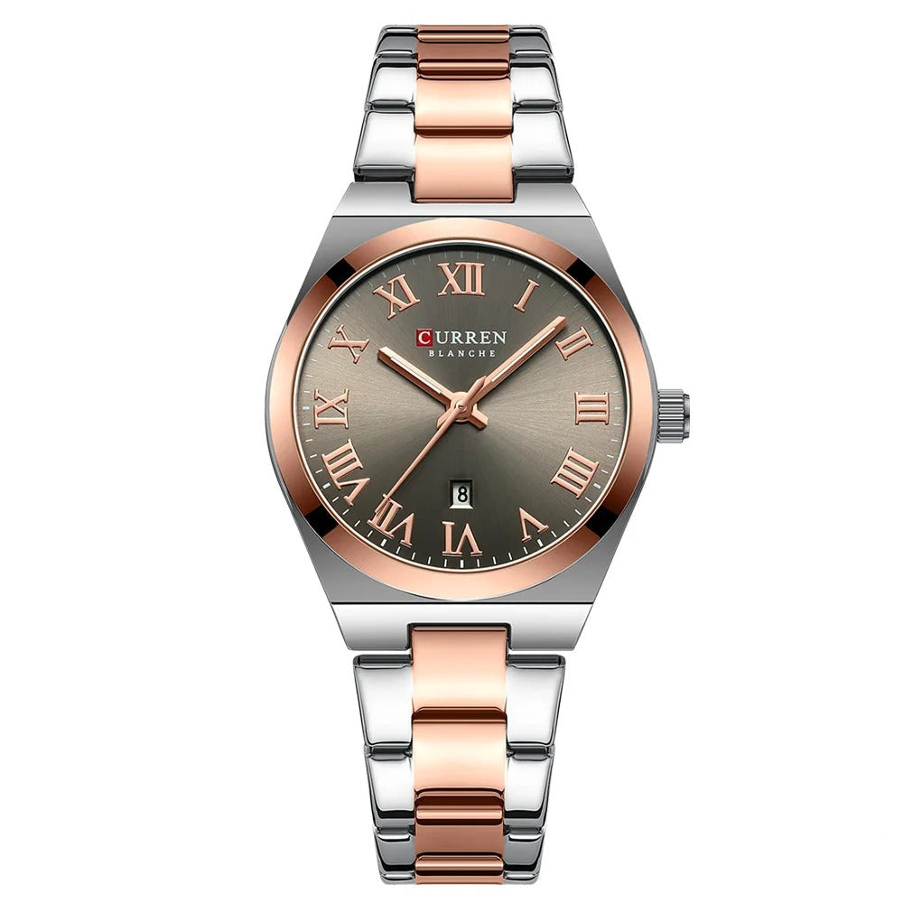 Elegante Damen Quarzarmbanduhr mit Datum – Wasserdichte Armbanduhr no.3274 - PITANI
