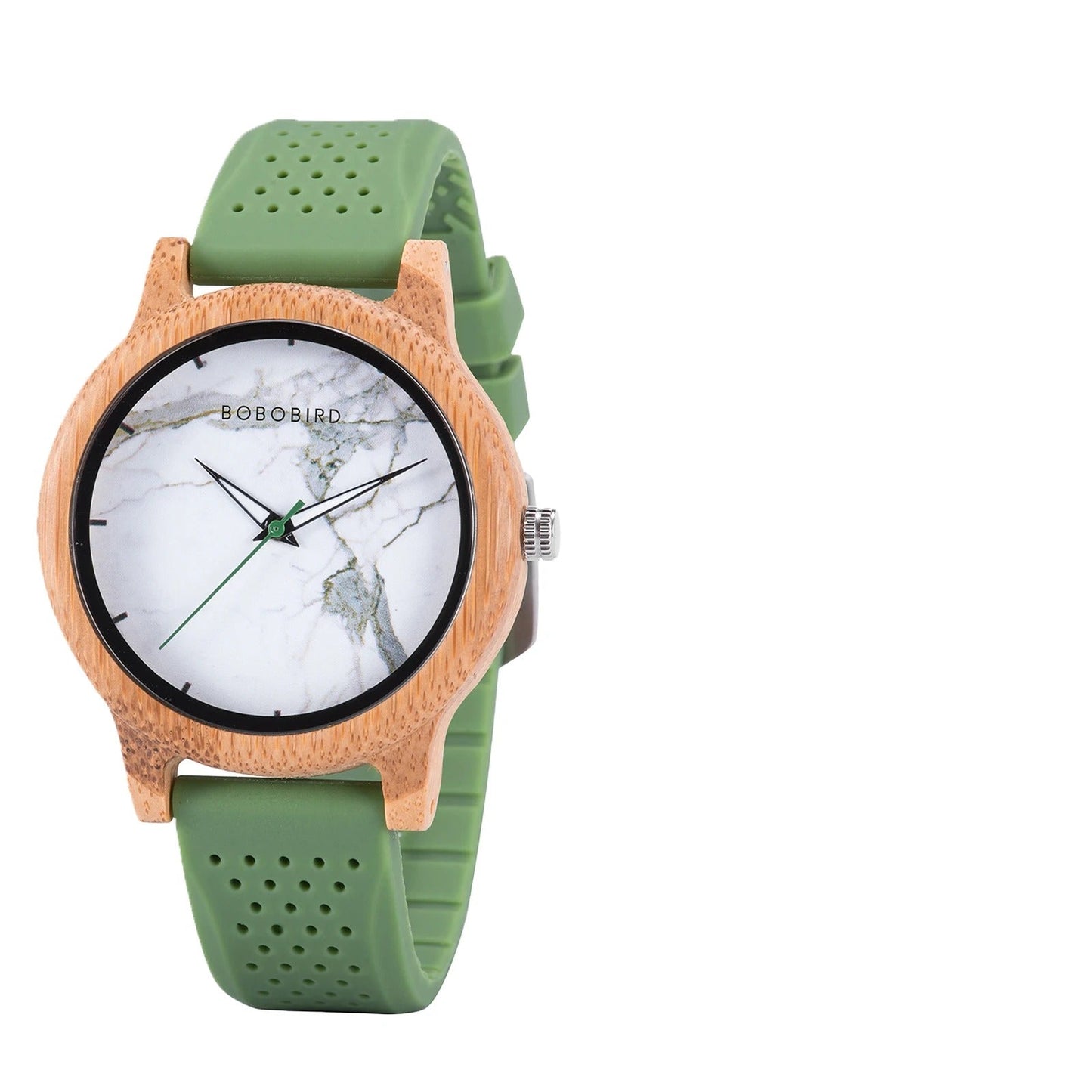 Marmoroptik mit Holz Lünette Armbanduhr "Orologio Da Uomo belle no.3100" - PITANI