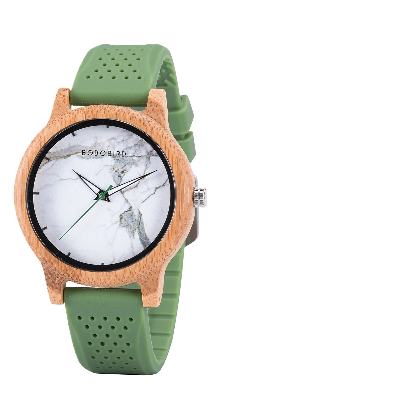 Marmoroptik mit Holz Lünette Armbanduhr "Orologio Da Uomo belle no.3100" - PITANI