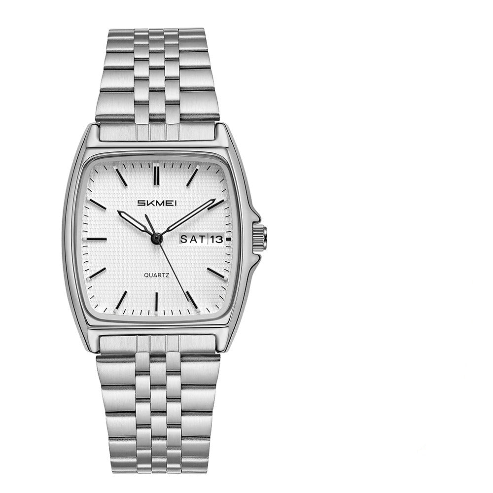 Elegante Tonneau Quarzarmbanduhr – Wasserdichte Unisex Business Armbanduhr no.3266 - PITANI