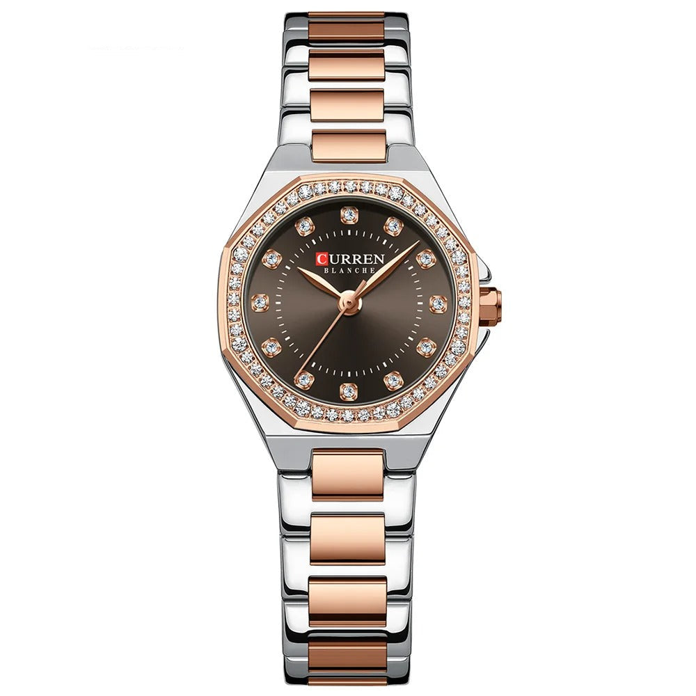 Elegante Achteckige Damen Quarzarmbanduhr – Wasserdichte Armbanduhr no.3273 - PITANI