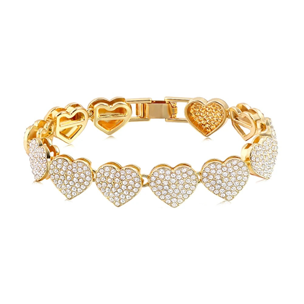 Edelstahl Armband "Strass bella moda no.502" - PITANI