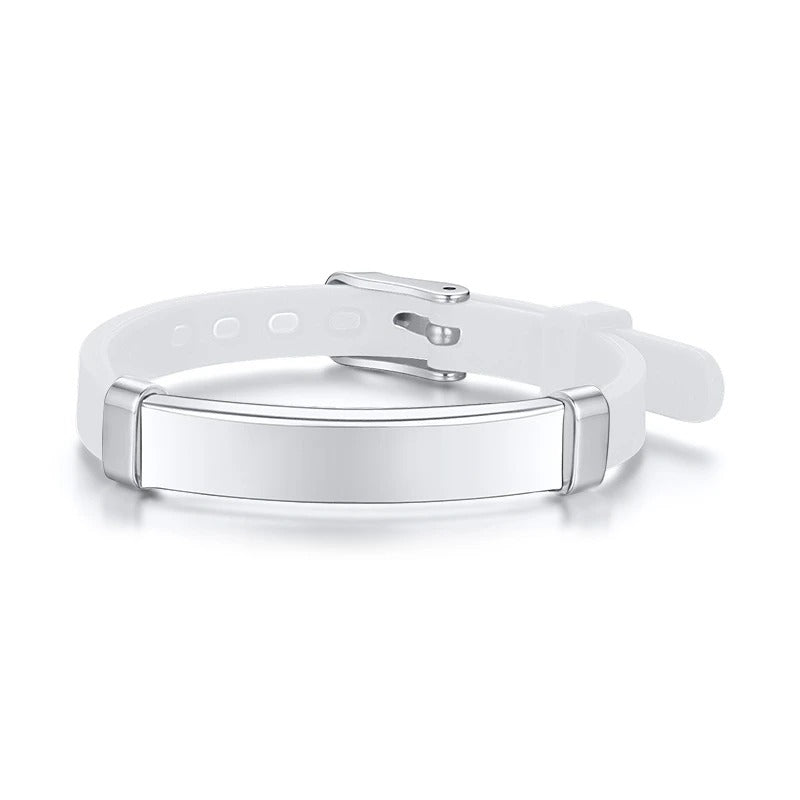 Personalisiertes Kinder Notrufkontakt Armband "Ragazze In Acciaio Ragazzi no.219" - PITANI