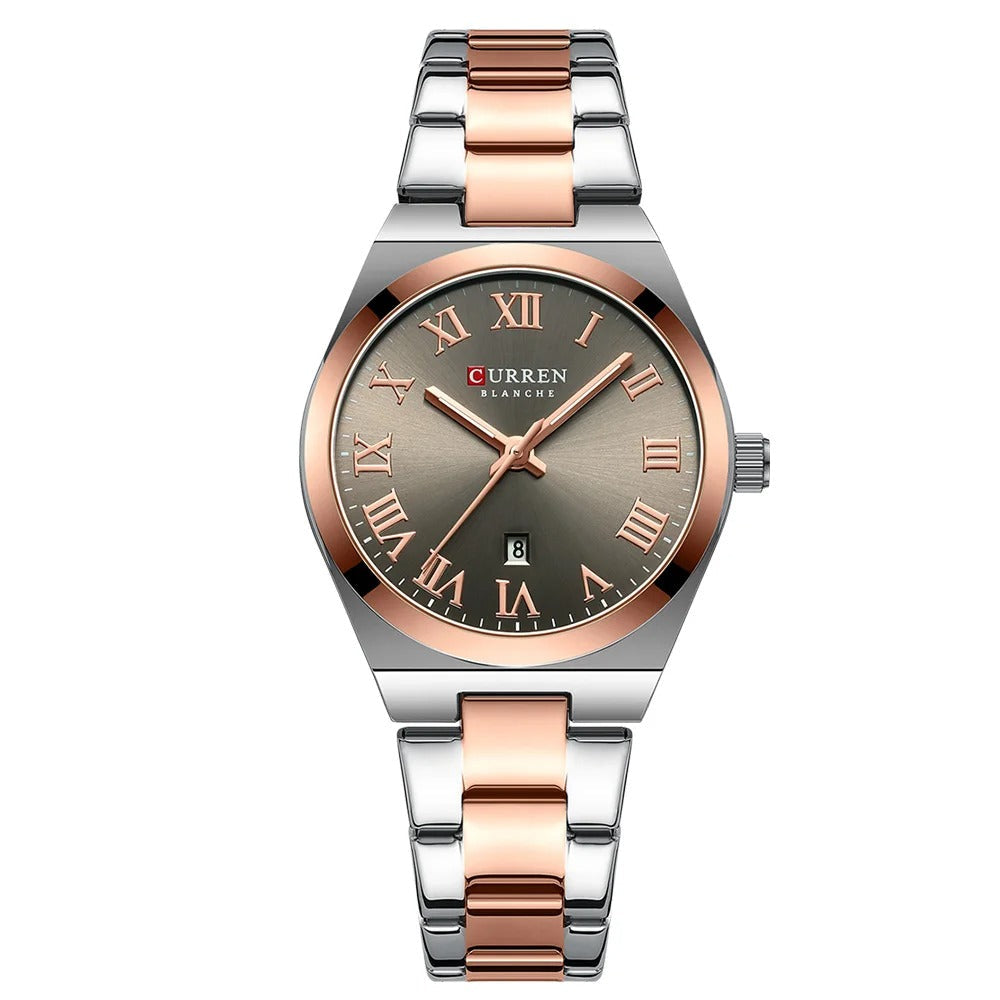 Elegante Damen Quarzarmbanduhr mit Datum – Wasserdichte Armbanduhr no.3274 - PITANI