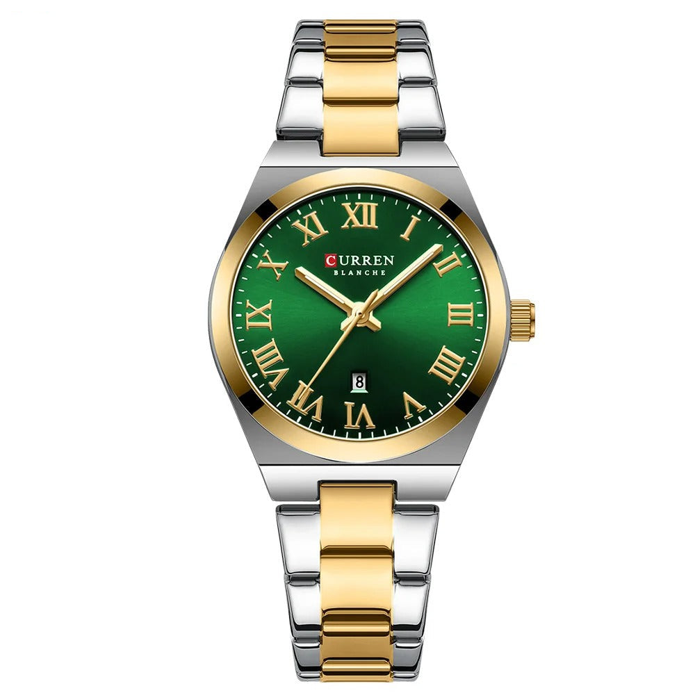 Elegante Damen Quarzarmbanduhr mit Datum – Wasserdichte Armbanduhr no.3274 - PITANI