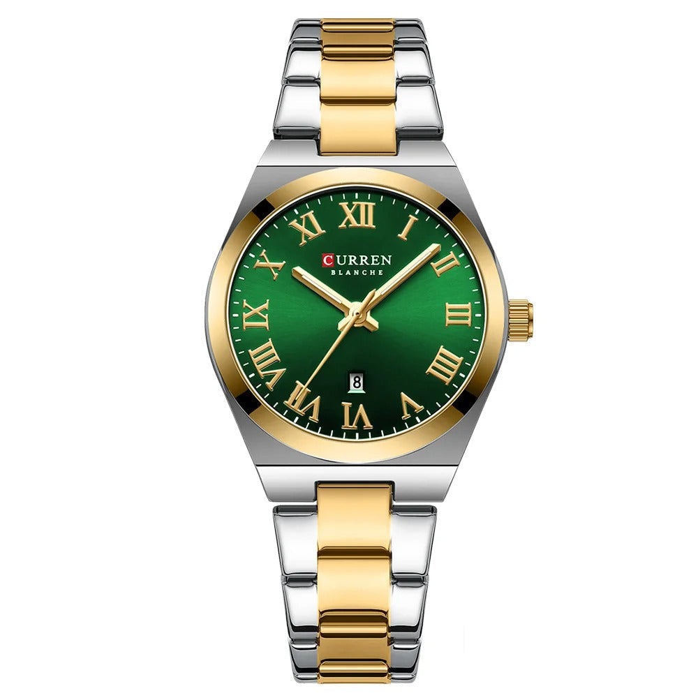 Elegante Damen Quarzarmbanduhr mit Datum – Wasserdichte Armbanduhr no.3274 - PITANI