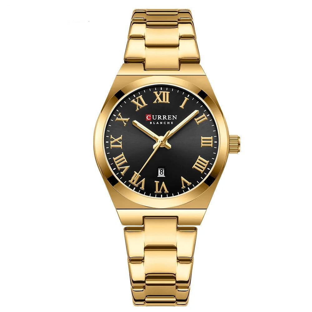 Elegante Damen Quarzarmbanduhr mit Datum – Wasserdichte Armbanduhr no.3274 - PITANI